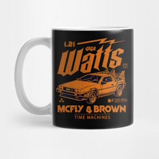 Mcfly And Brown Time Machines Mug